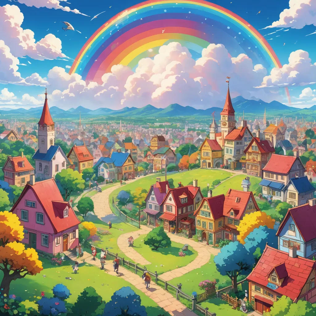 The Colorful Adventures of Fluffy and Friends