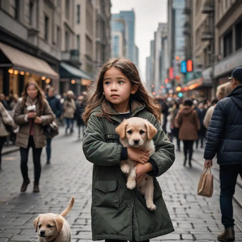 A Lost Pup in the City