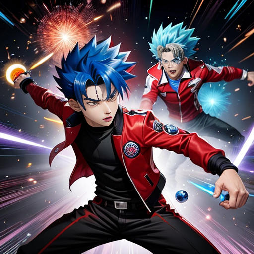 Aiger vs the Champion of Beyblade