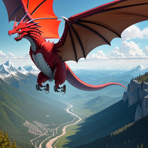 A Flying Dragon, Scared of Heights