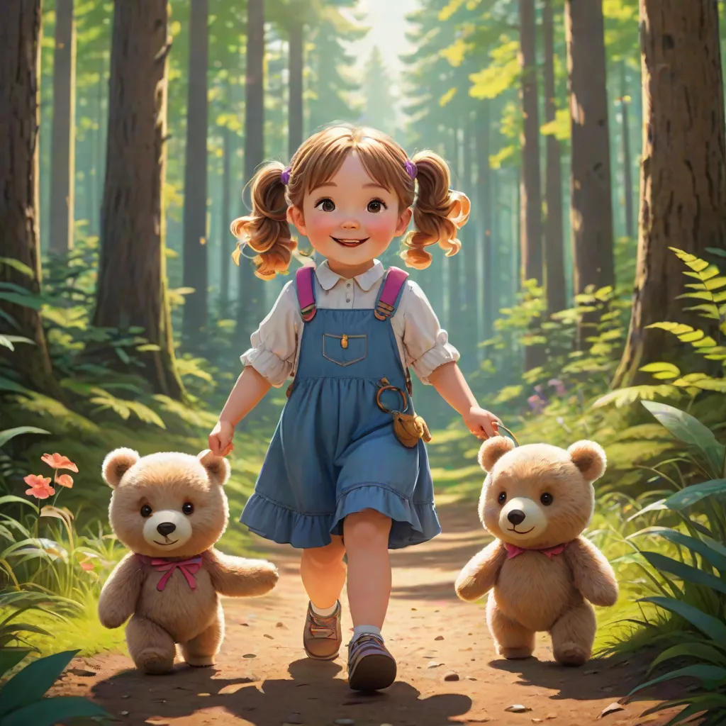 The Little Girl and the Two Bears