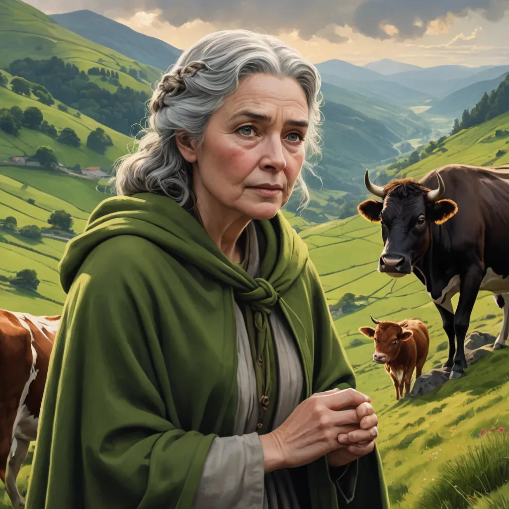 The Girl and the Cow