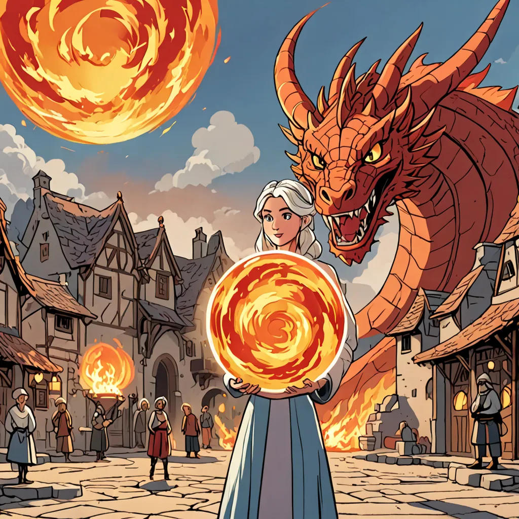 The Fiery Dragon's Defeat