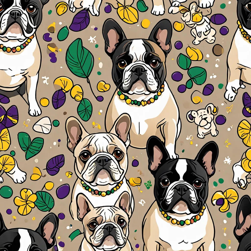 The French Bulldogs of Mardi Gras