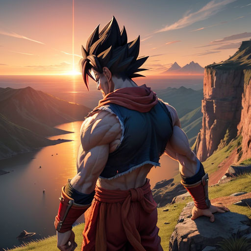 I WILL CHANGE THE FUTURE, BARDOCK, PLANET VEGETA, DRAGON BALL Z, ANIMATION,  HD wallpaper