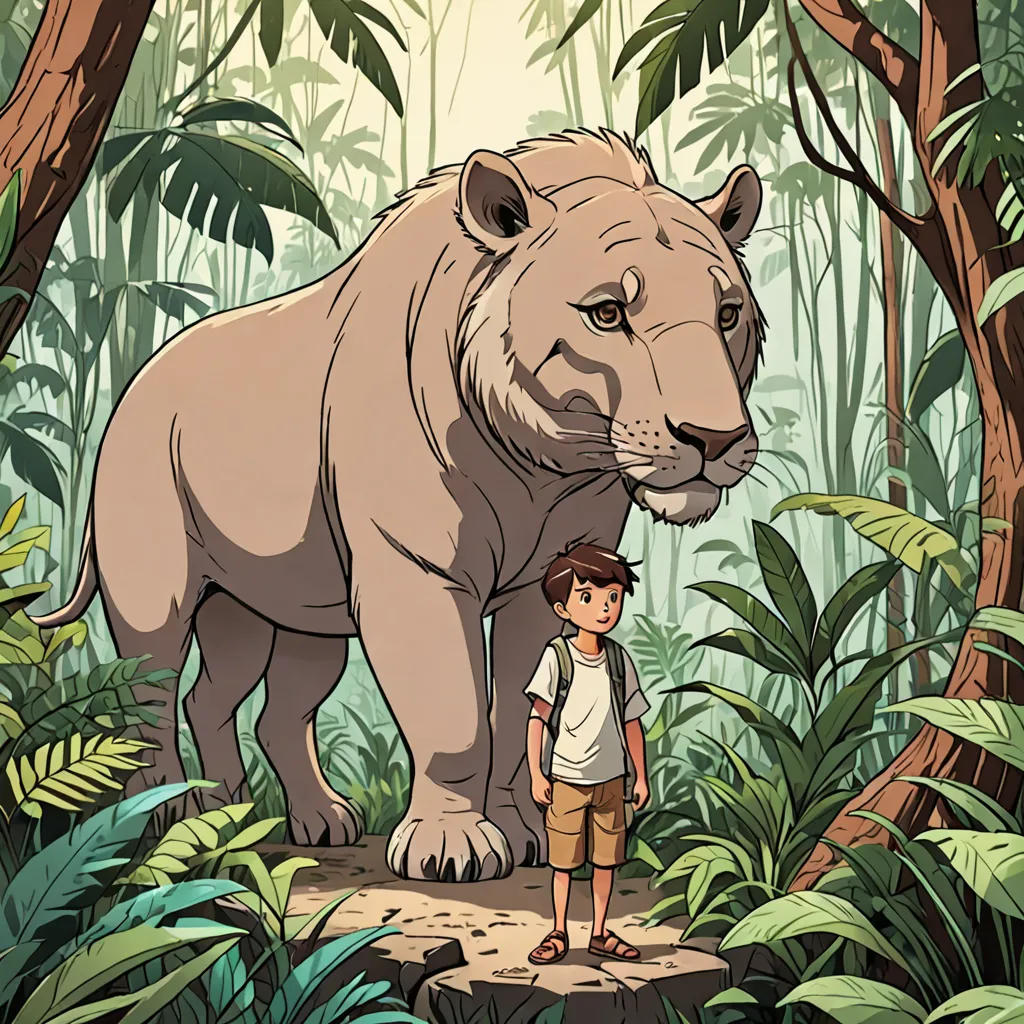 O Menino na Selva: Uma Amizade Inesperada