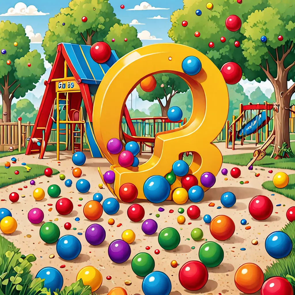 a playground with a playground and a playground with a playground and a playground with a playground and a playground with a playground and a playground with a playground, letterism, a stock photo, Chris LaBrooy, highly detailed digital painting