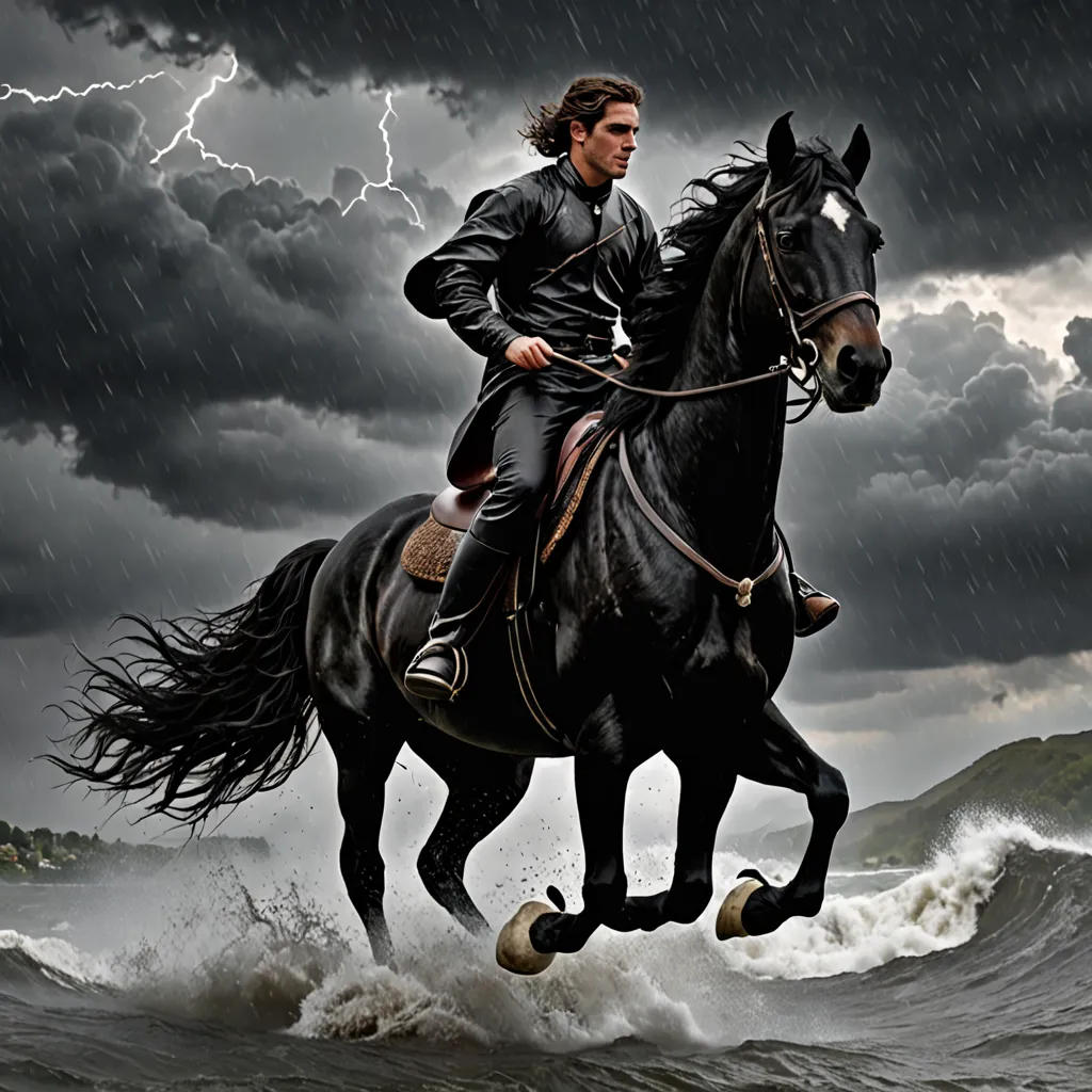 The Brave Young Man and His Horse