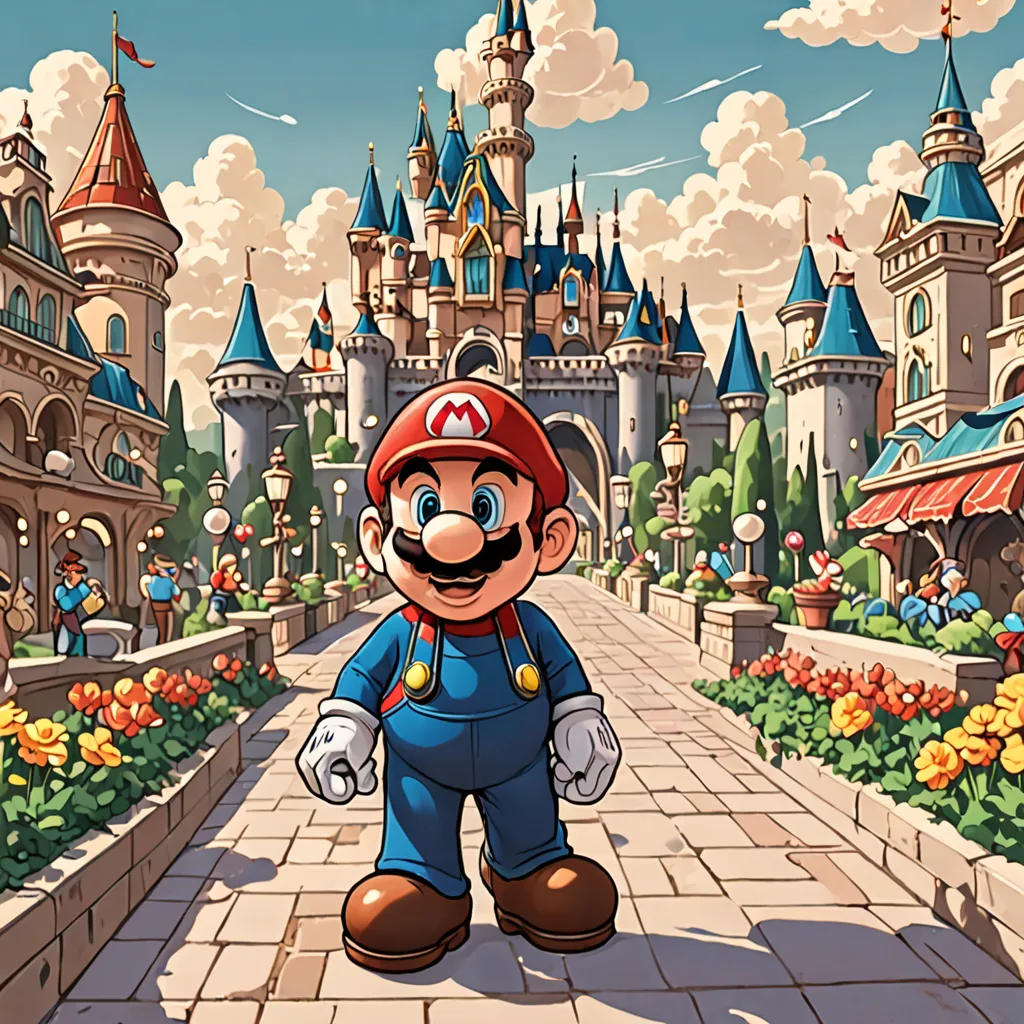 Mario's Misadventure at Disneyland