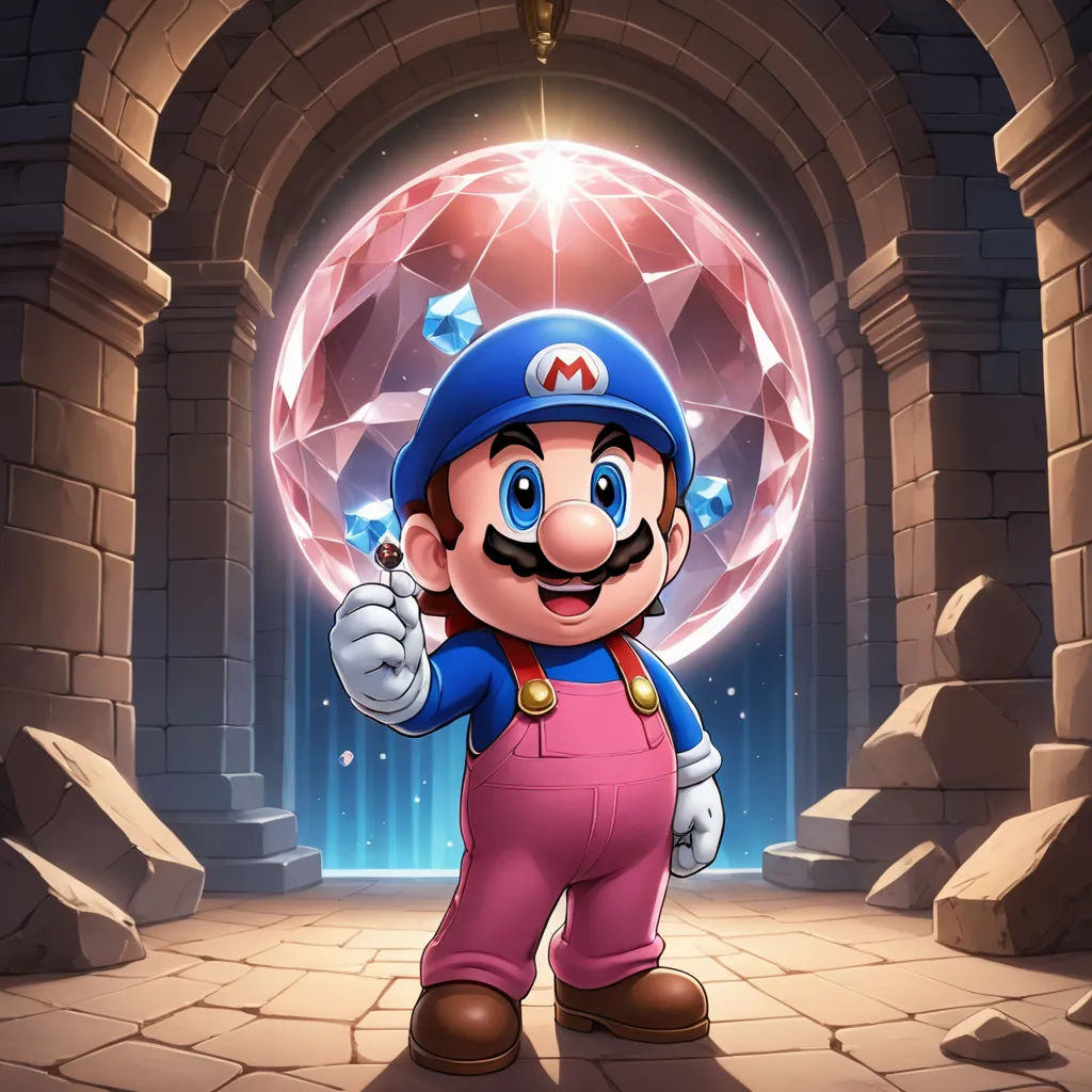 a cartoon character standing in front of a doorway with a light shining on it's face and a ball in the background, sots art, a hologram, Chris LaBrooy, official art