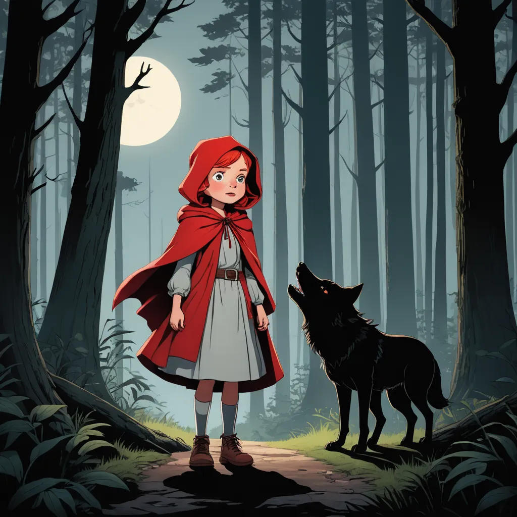 Little Red Riding Hood's Clever Escape