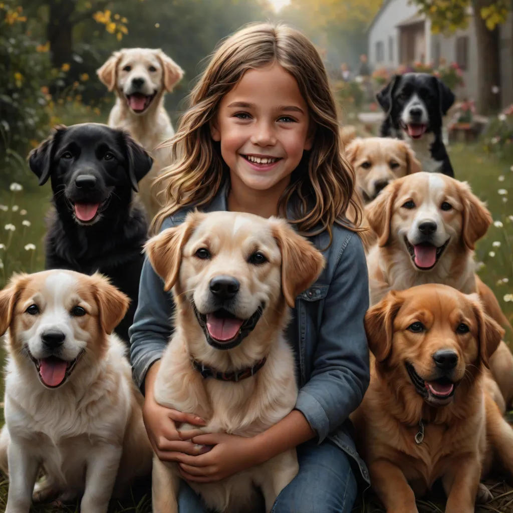 Healing Paws: A Young Girl's Journey