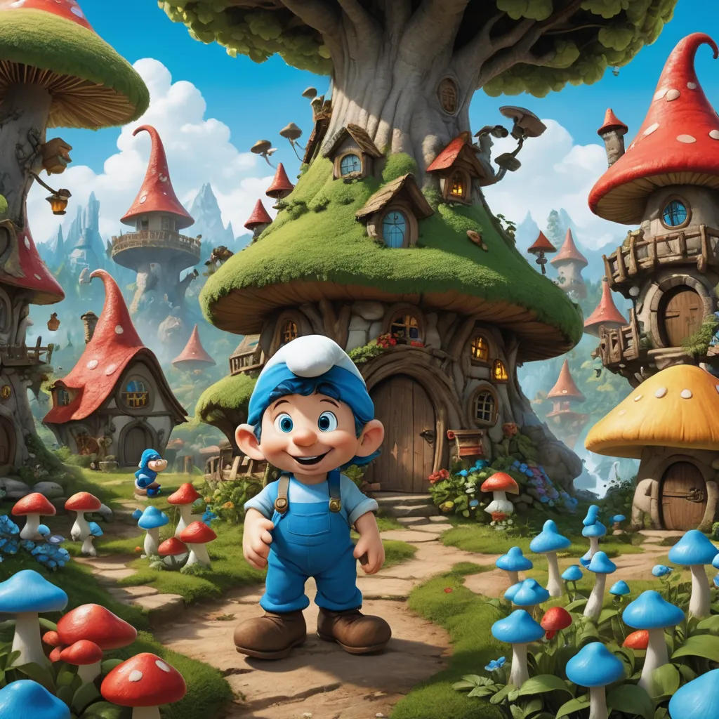 Bulut and the Smurfs