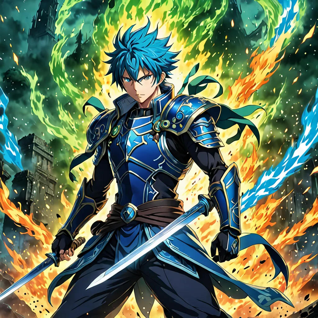 The Blue Flame Avenger