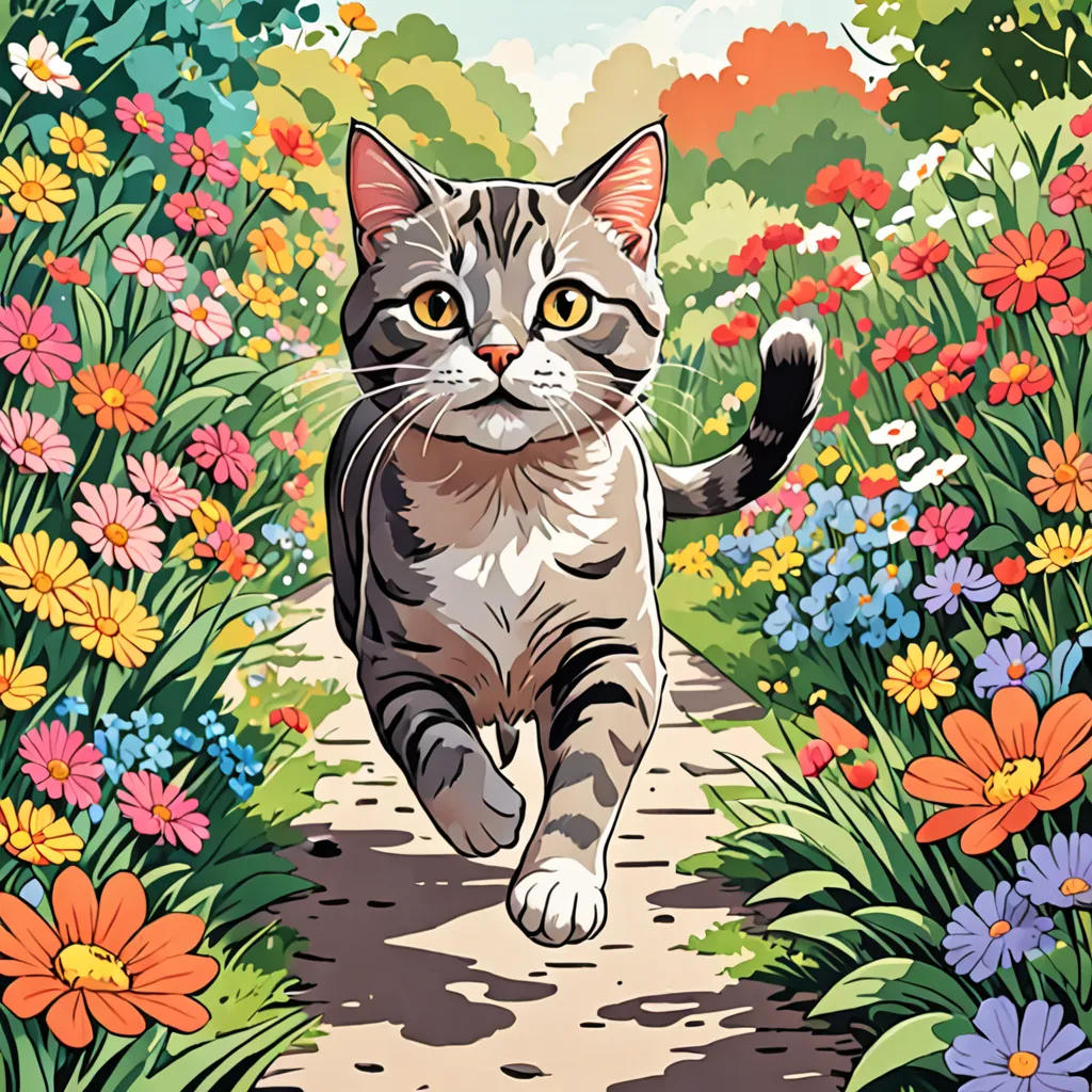 The Cat Ran