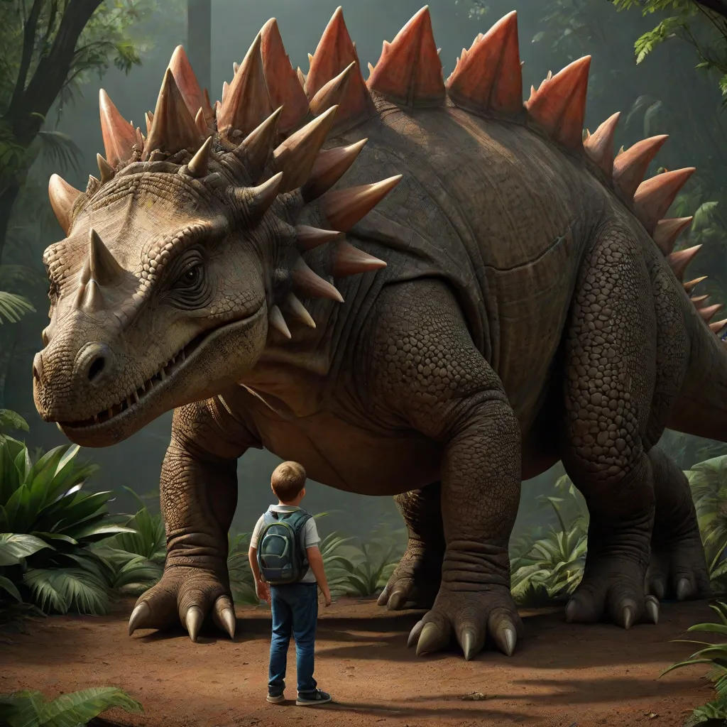 The Boy and the Stegosaurus