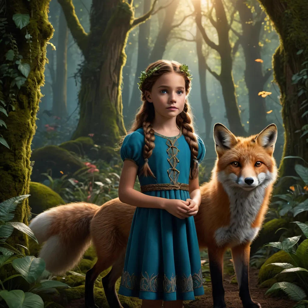 The Magical Fox and the Fearless Girl