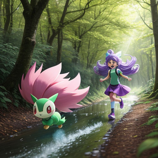 Meloetta and Shaymin by Beastiarex on DeviantArt