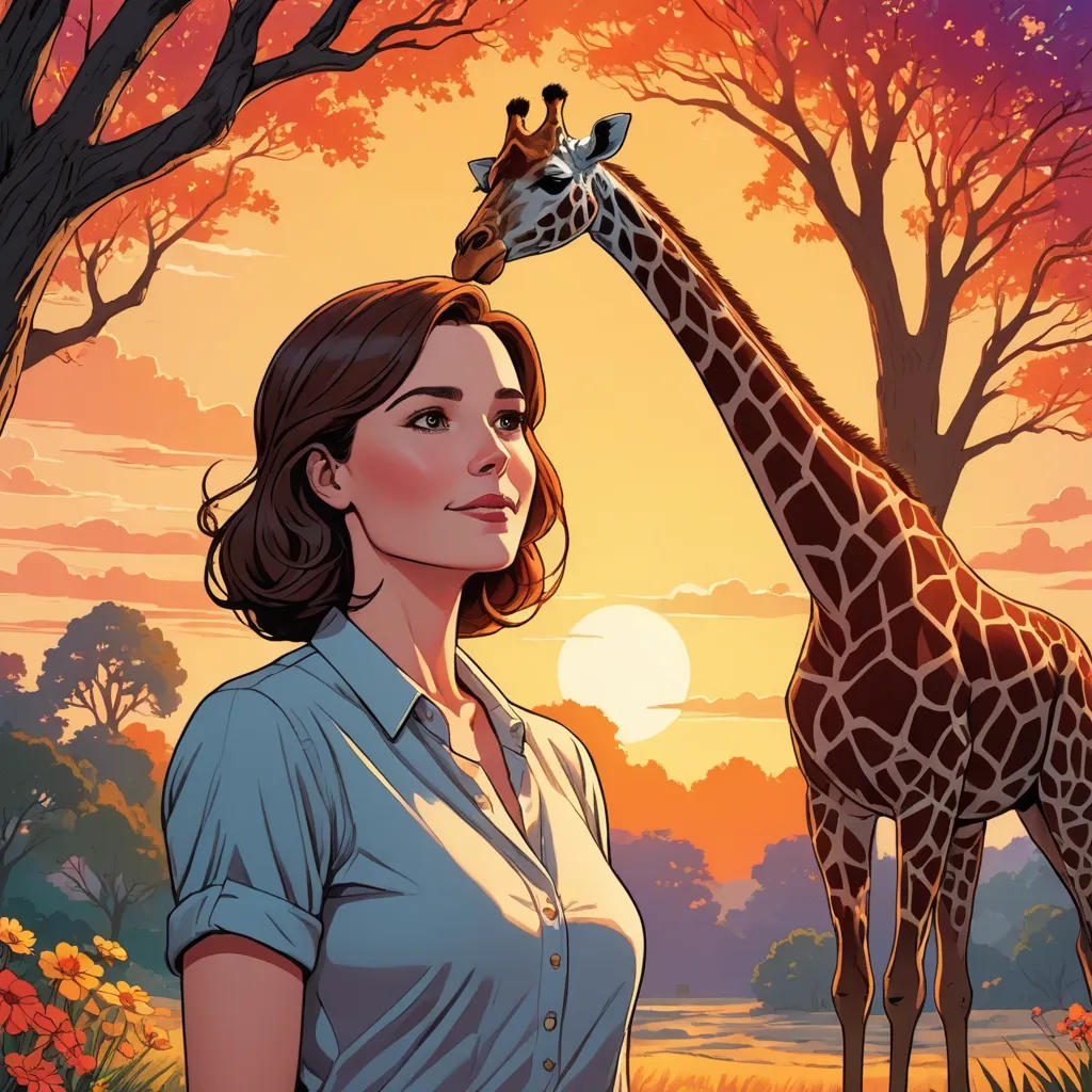 The Colorful Giraffe