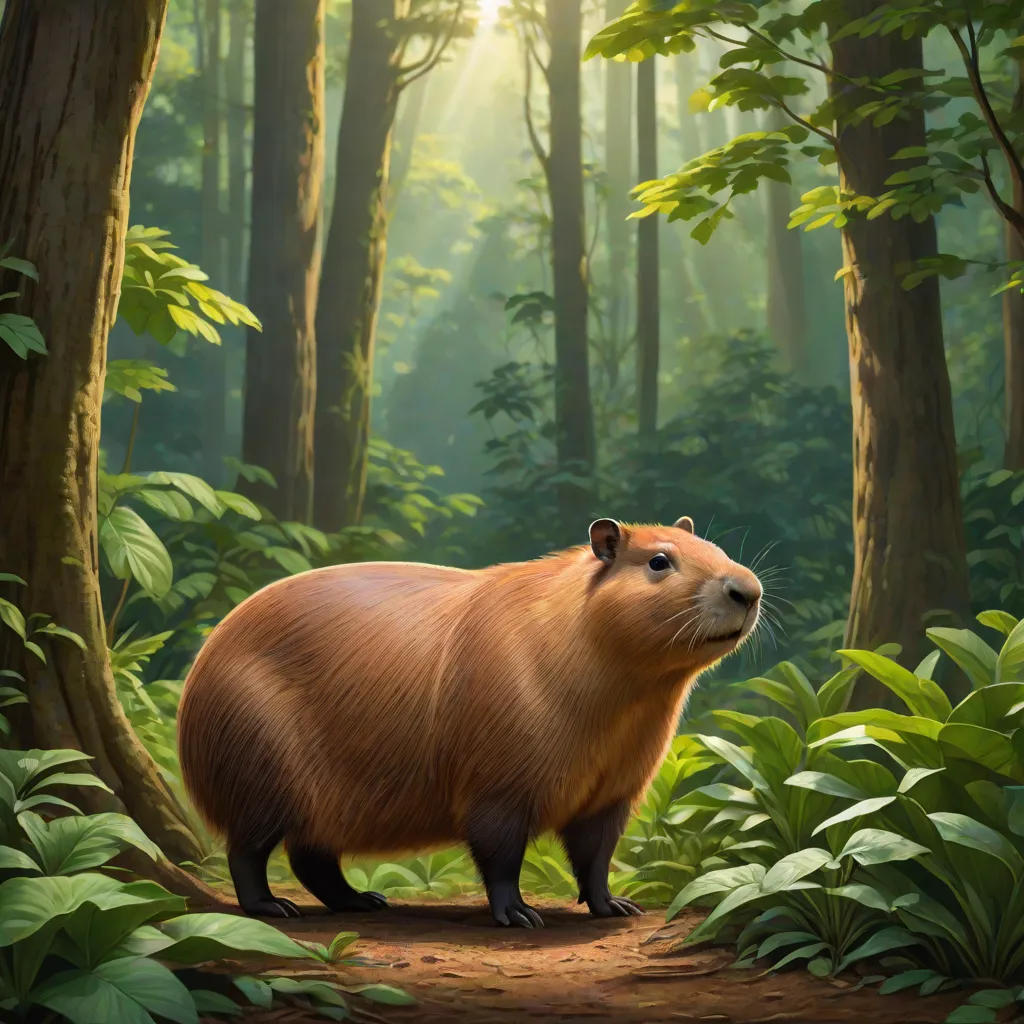 Capybara's Quest to Save the Forest