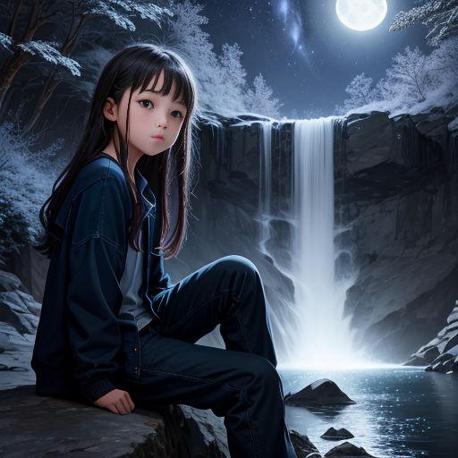 The Whispering Moon: A Tale of the Talking Waterfall