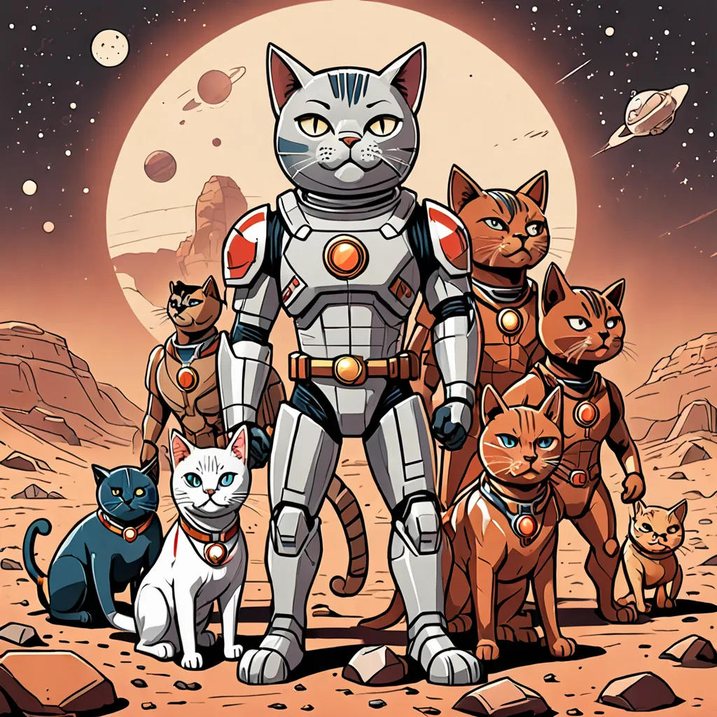 The Mars Mission of the Superhero Cats