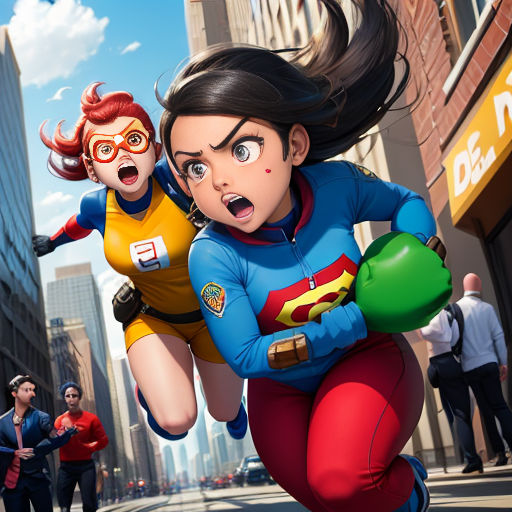 The Adventures of Wordgirl and Captain Huggy Face