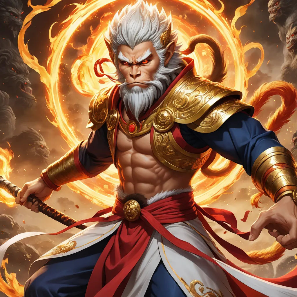 a man with a beard and a beard in a costume with a sword in his hand and a ring around his neck, fantasy art, a detailed painting, Dai Jin, epic fantasy character art