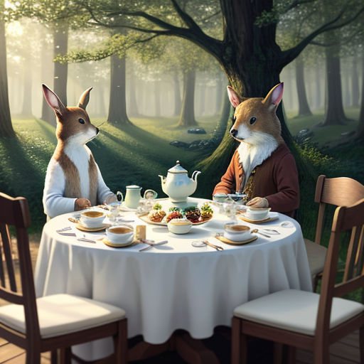 A Bear's Tea Party: A Day with the Forest Friends
