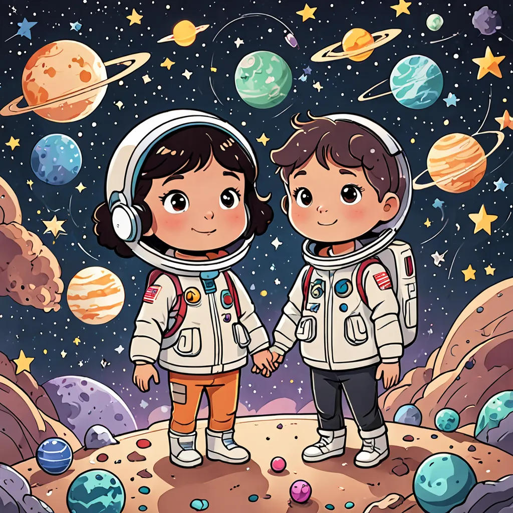 The Cosmic Coloring Adventure