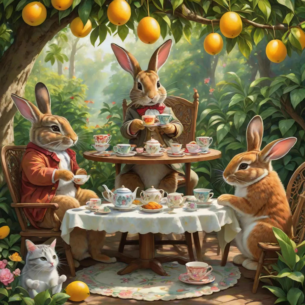 Bunny's Jungle Tea Party