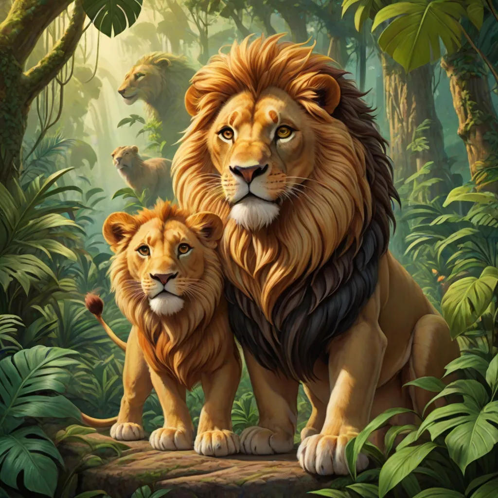 The Mighty Lion and the Small Rat