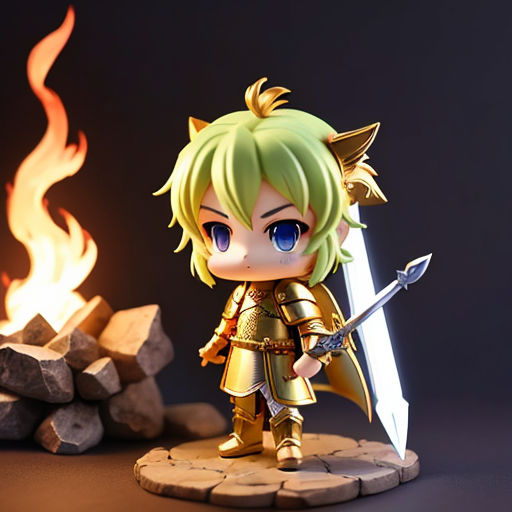 The Brave Knight and the Fierce Dragon