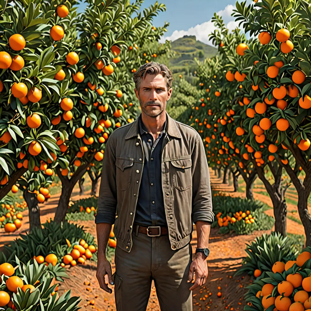 The Orange Harvest at Grandpa Ibrahim's Farm