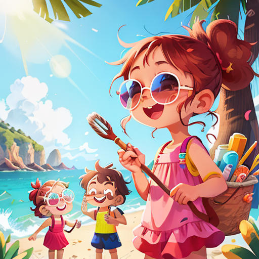 A Day at the Sunny Beach