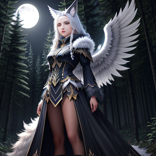 The Winged Wolf's Journey