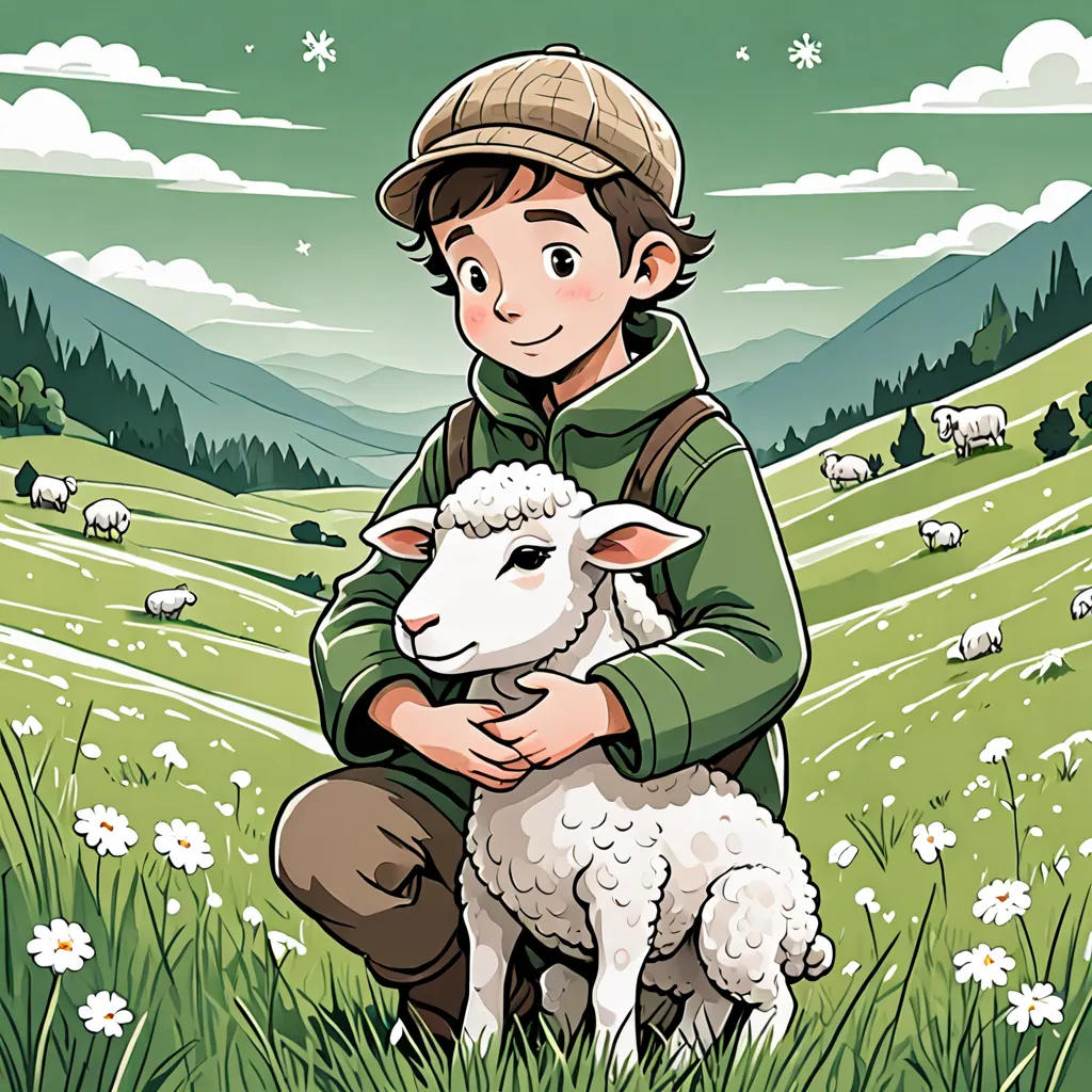 The Little Shepherd and the Lost Lamb