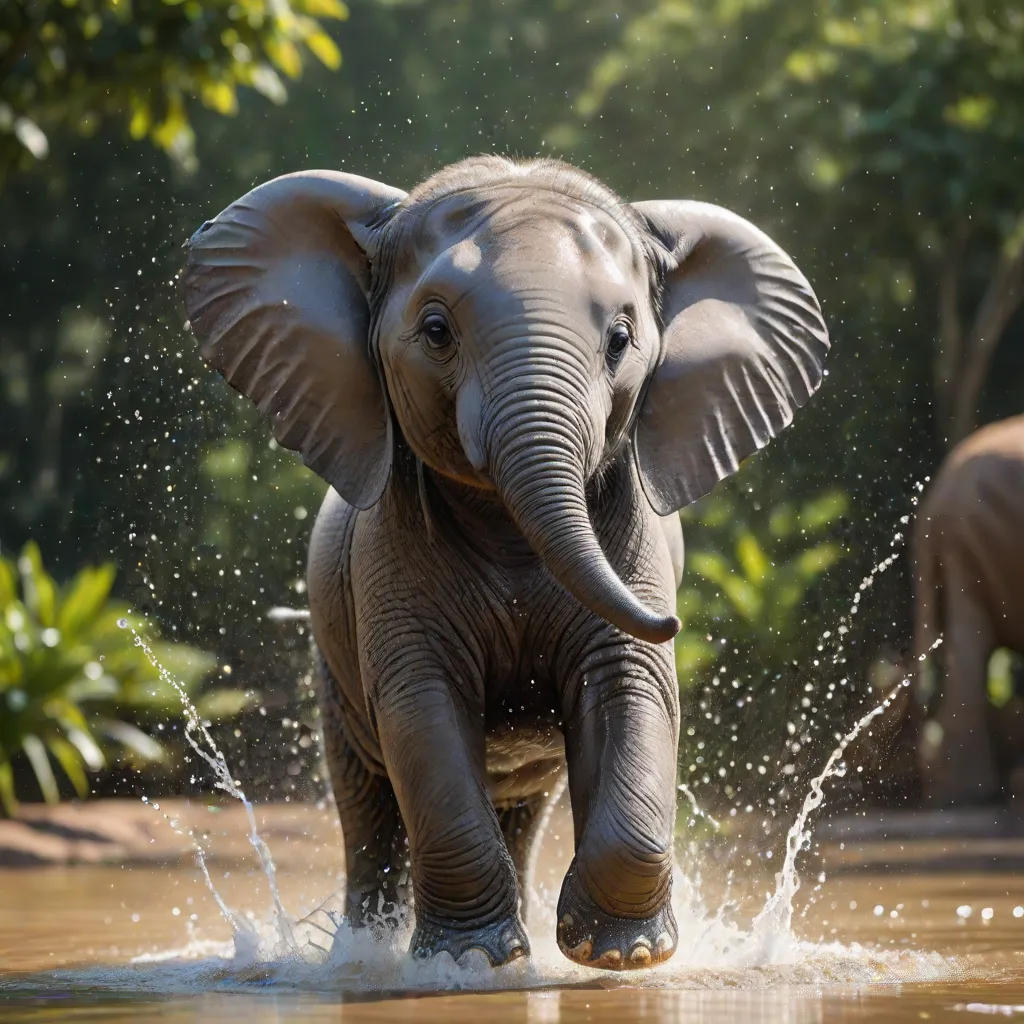 Ellie's Splashing Adventure