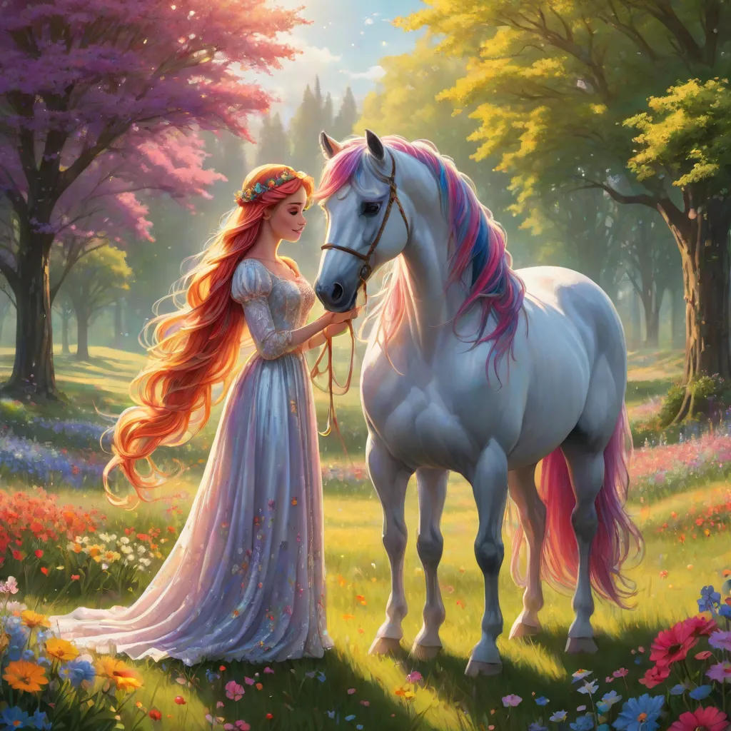 The Princess and the Rainbow Pony