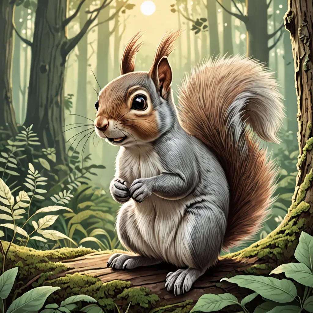 Sammy the Squirrel's Enchanted Adventure