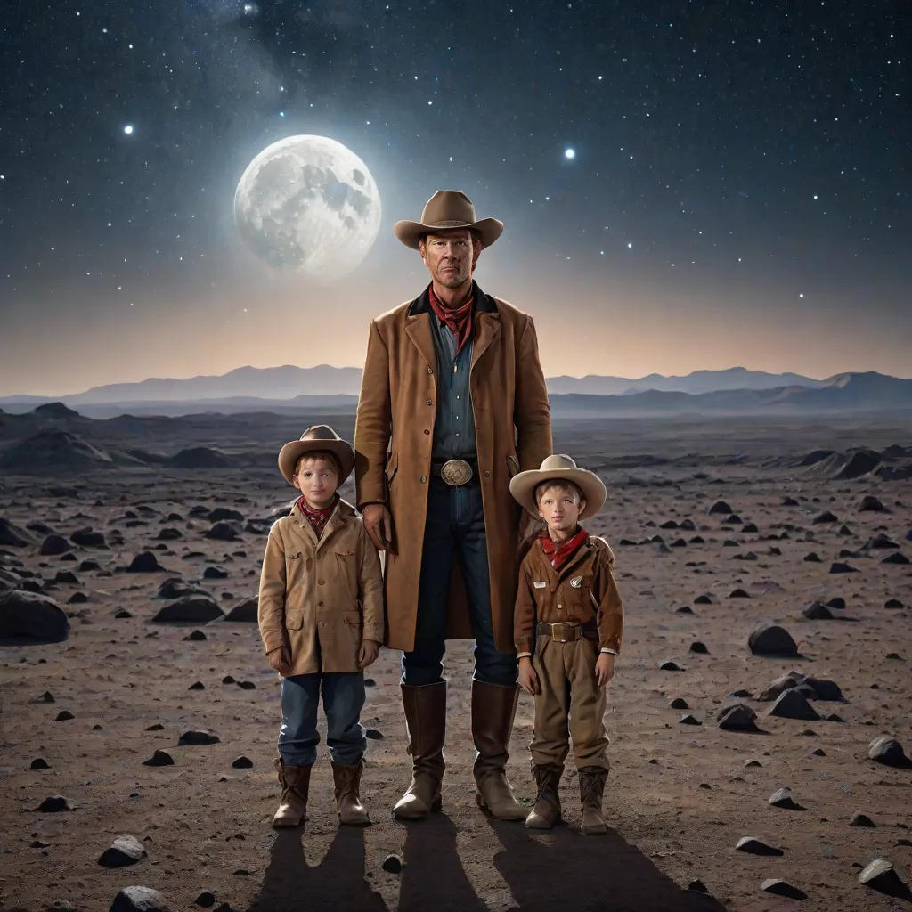 A Journey to the Moon in the Wild West