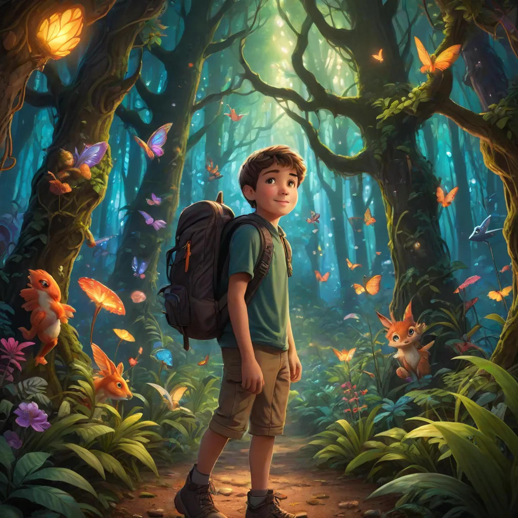 The Adventures of Alex in the Magical Forest