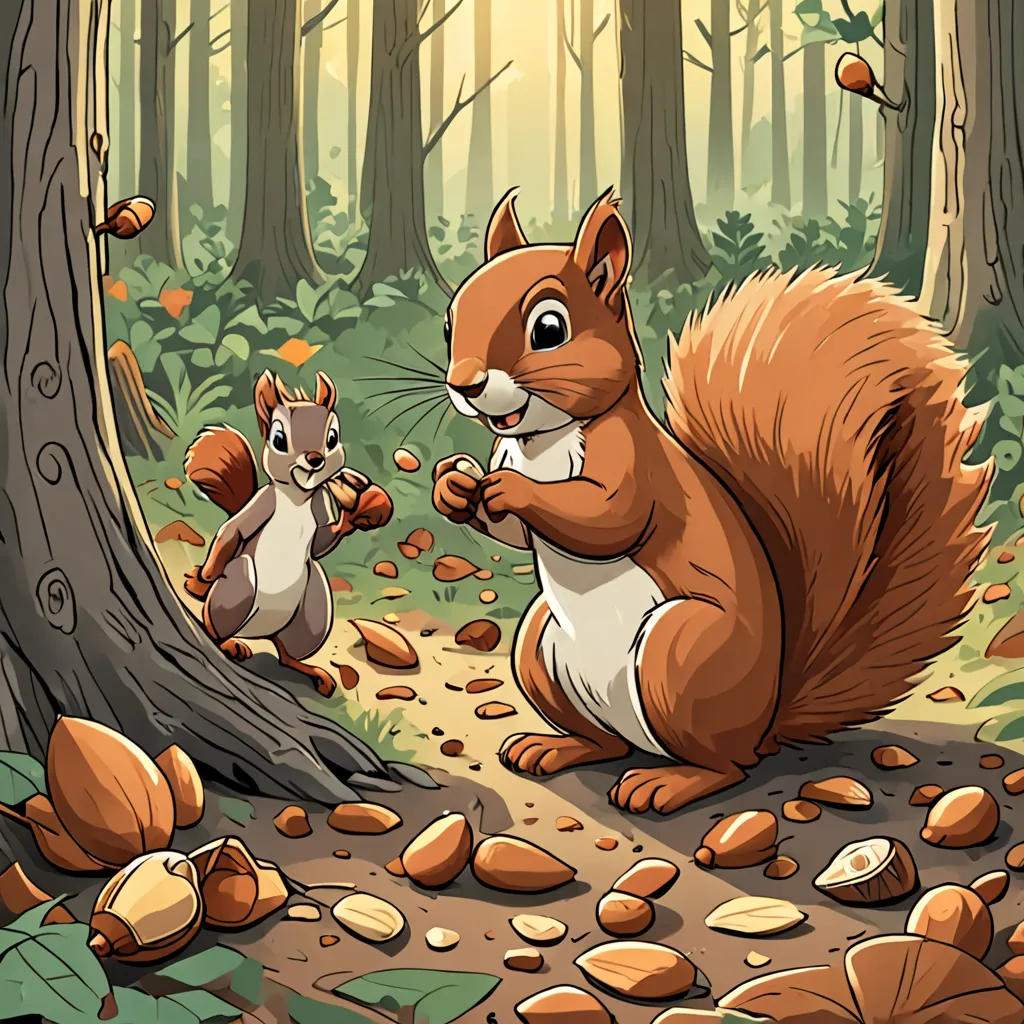 The Curious Adventure of Sammy the Squirrel