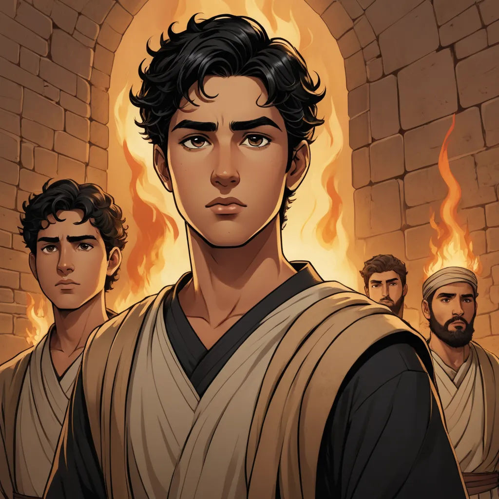 a cartoon of a man with a bunch of other men in the background, and a fire coming from behind him, sots art, a comic book panel, Cedric Seaut (Keos Masons), comic cover art