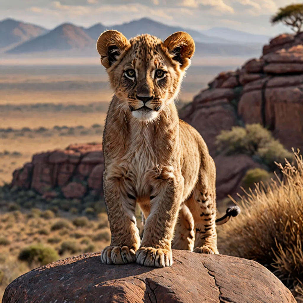 The Brave Lion Cub