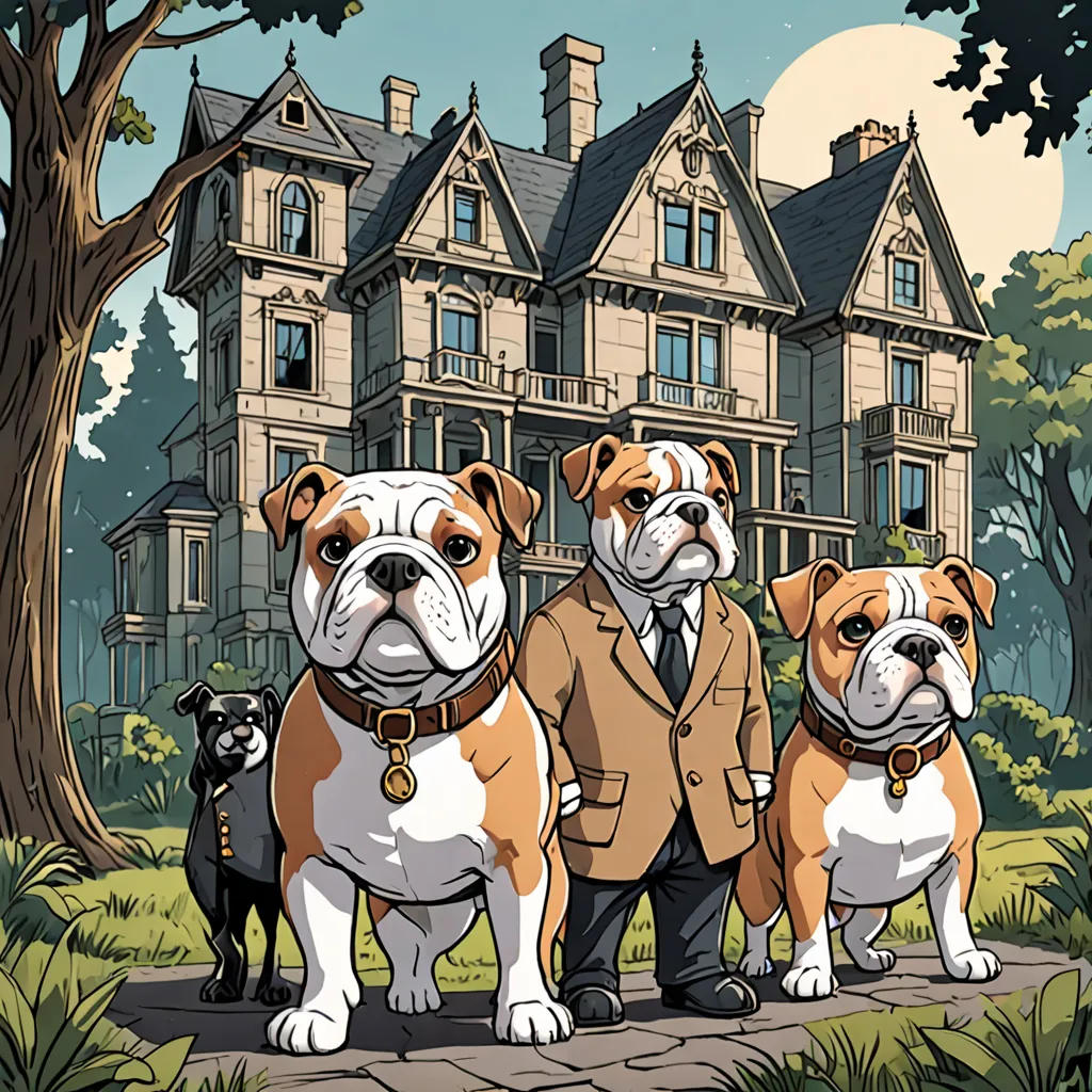 The Bulldog Detective and the Mystery of the Haunted Mansion