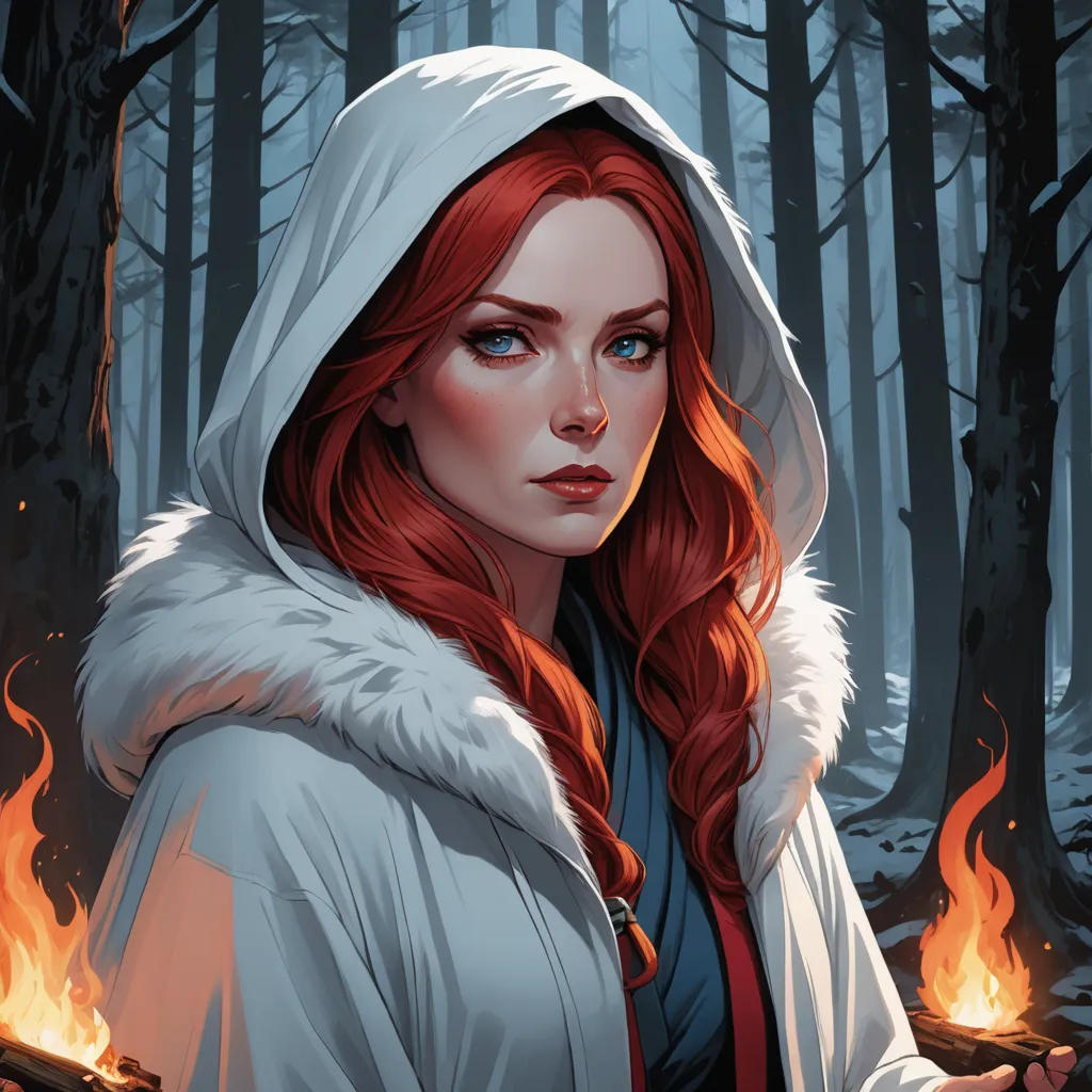 The Red Sorceress's Fur Collection