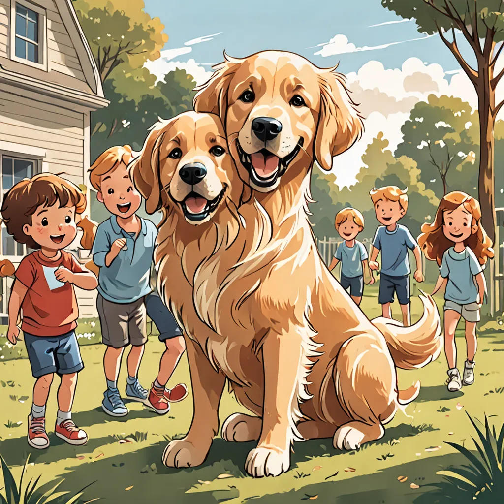 Finley the Friendly Golden Retriever