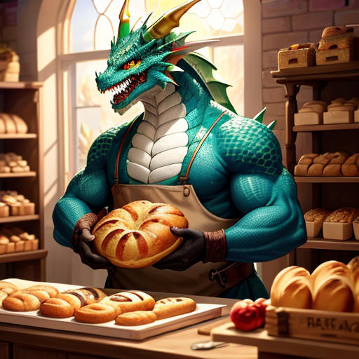 The Dragon's Love for Baking Bread