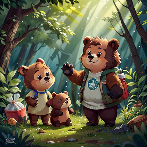 Little Bear Benny and the Forest Cleanup